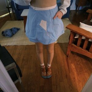 Vtg reversible wrap skirt